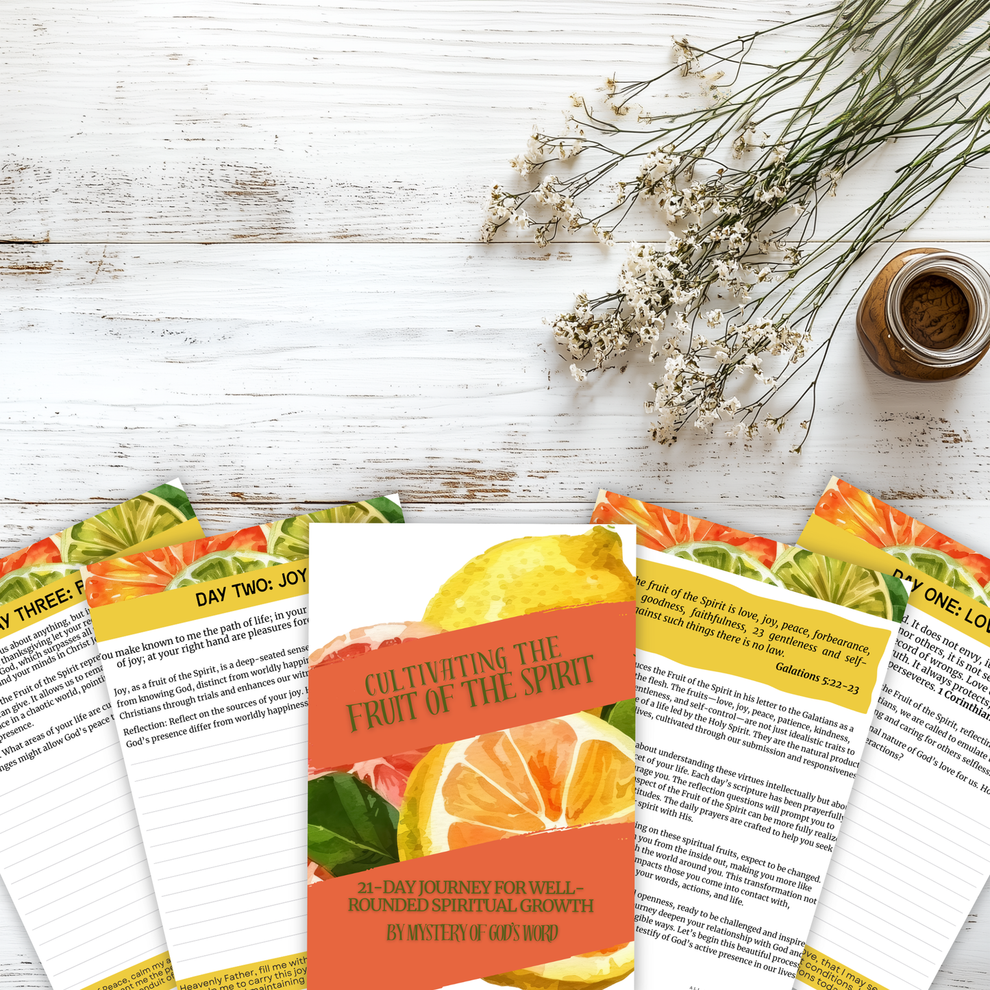 Fruit of the Spirit | 21-Day Devotional + Prayer Cards