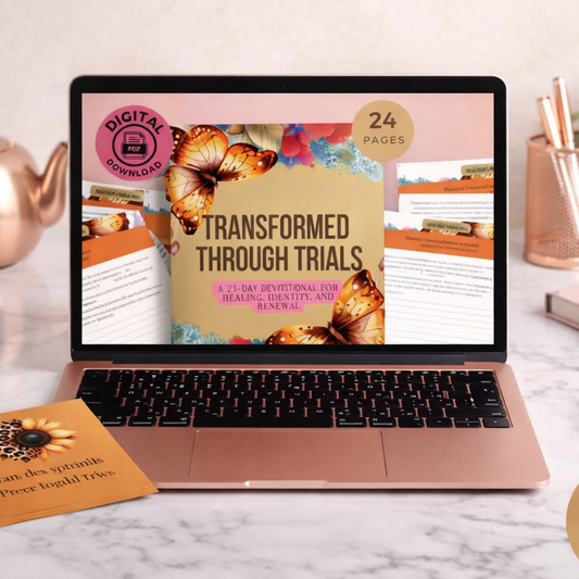 Transformed Through Trials | 24 Page Devotional Journal