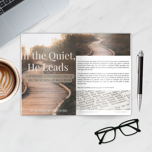 In the Quiet, He Leads | 30-Day Devotional Journal