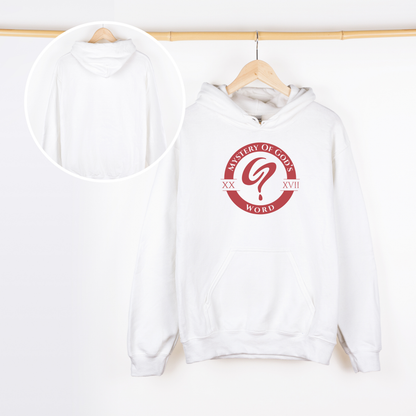 Mystery of God’s Word Signature Hoodie | Red Emblem