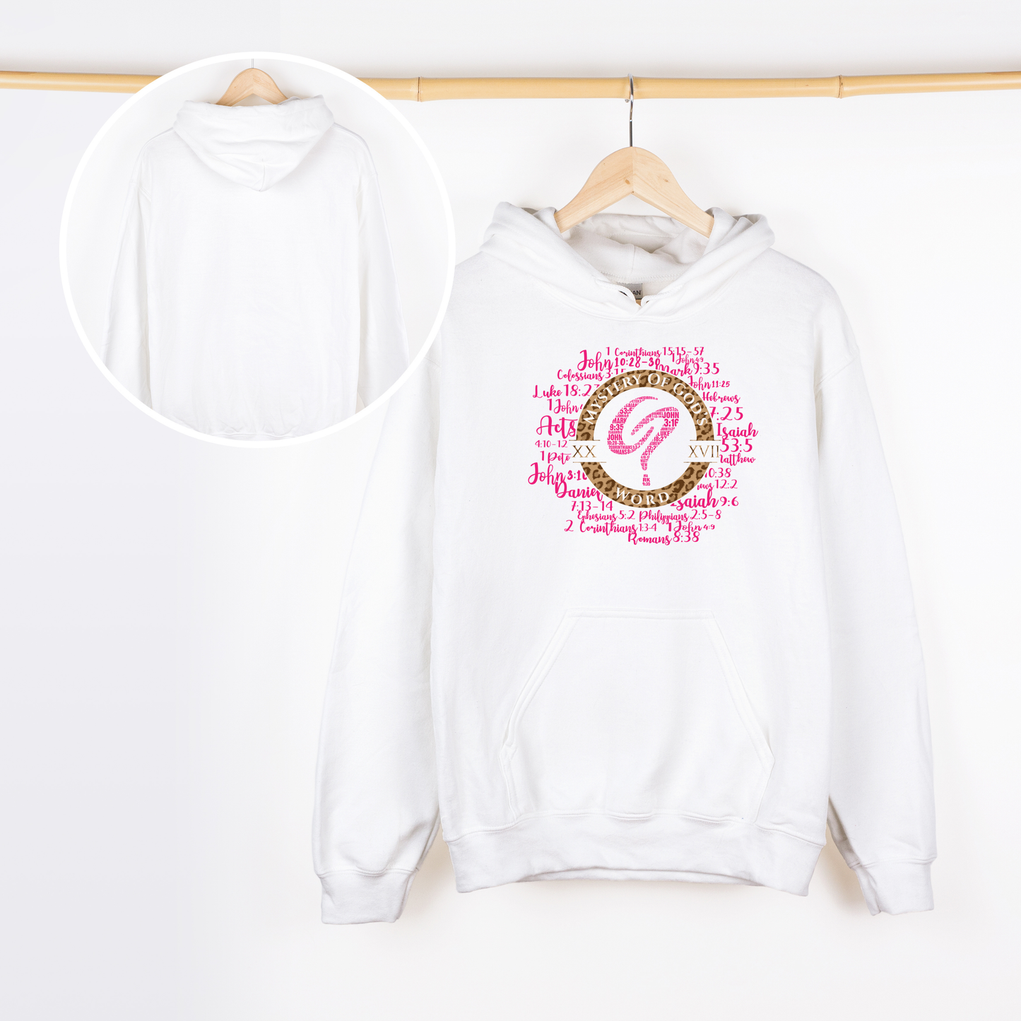 Mystery of God’s Word Scripture Hoodie | Leopard Edition