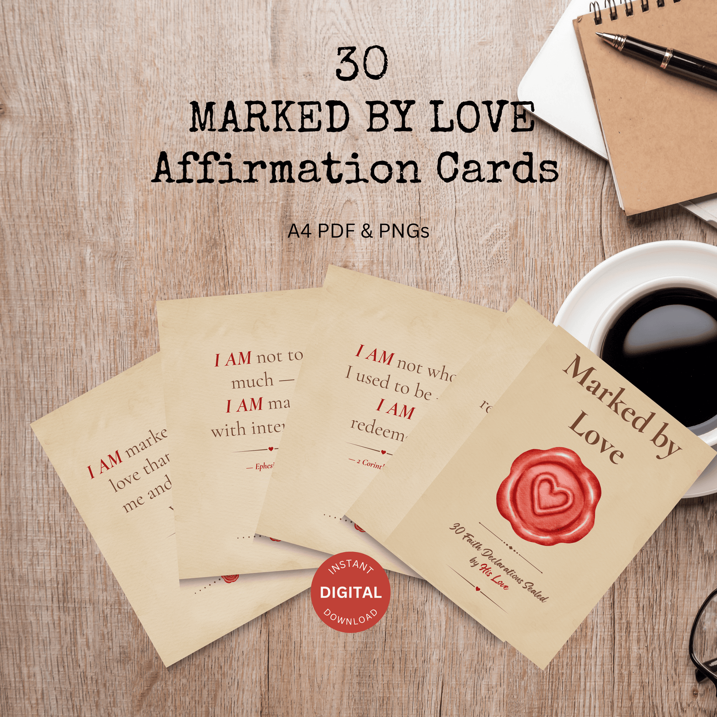 Marked by Love |30 Faith Declarations Sealed by His Love