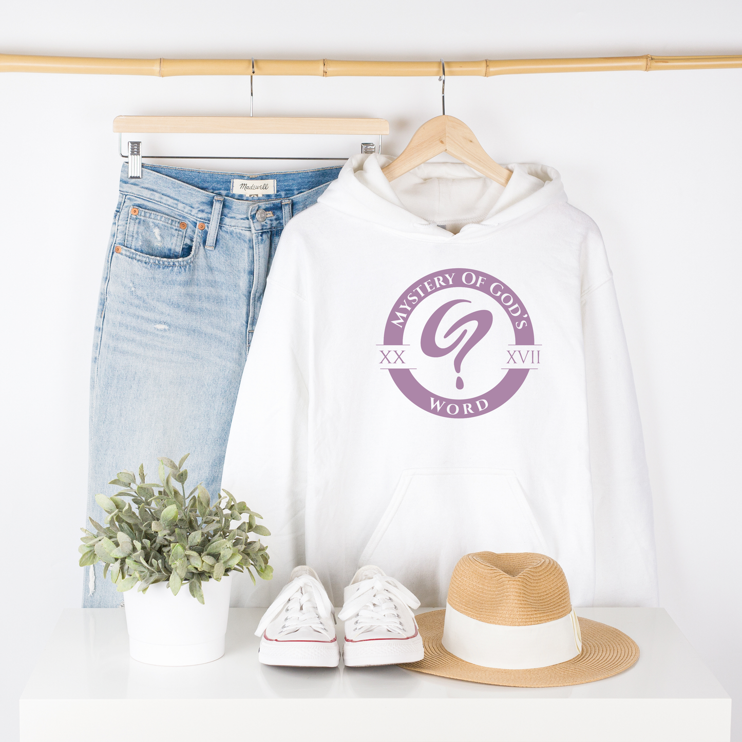 Mystery of God’s Word Signature Hoodie | Purple Emblem
