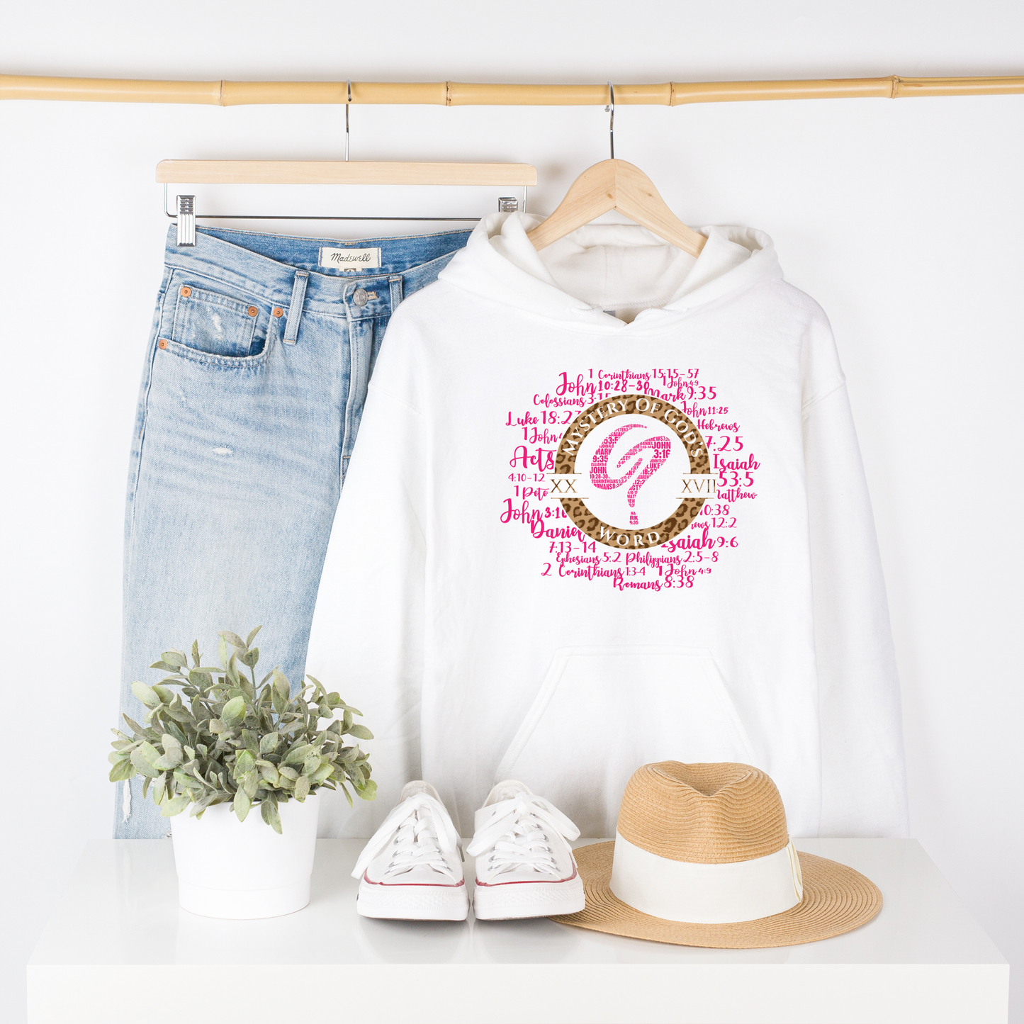 Mystery of God’s Word Scripture Hoodie | Leopard Edition
