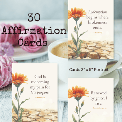 Beauty of Ashes | 30 Scripture-Based Affirmation Cards