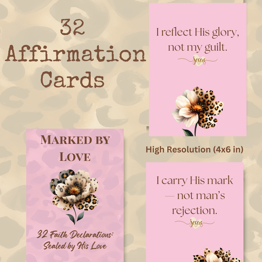 Marked by Love | 32 Affirmation Cards
