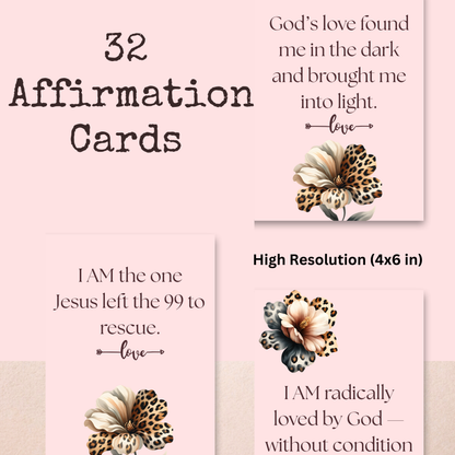 For God So Loved | 32 Affirmation Cards