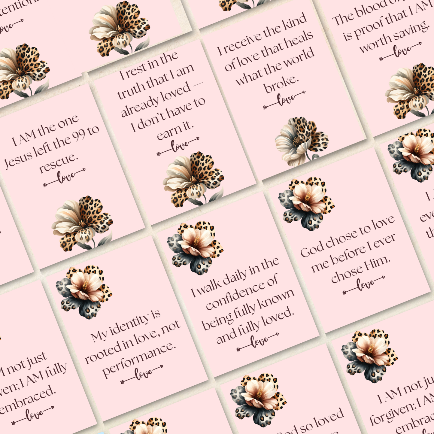 For God So Loved | 32 Affirmation Cards