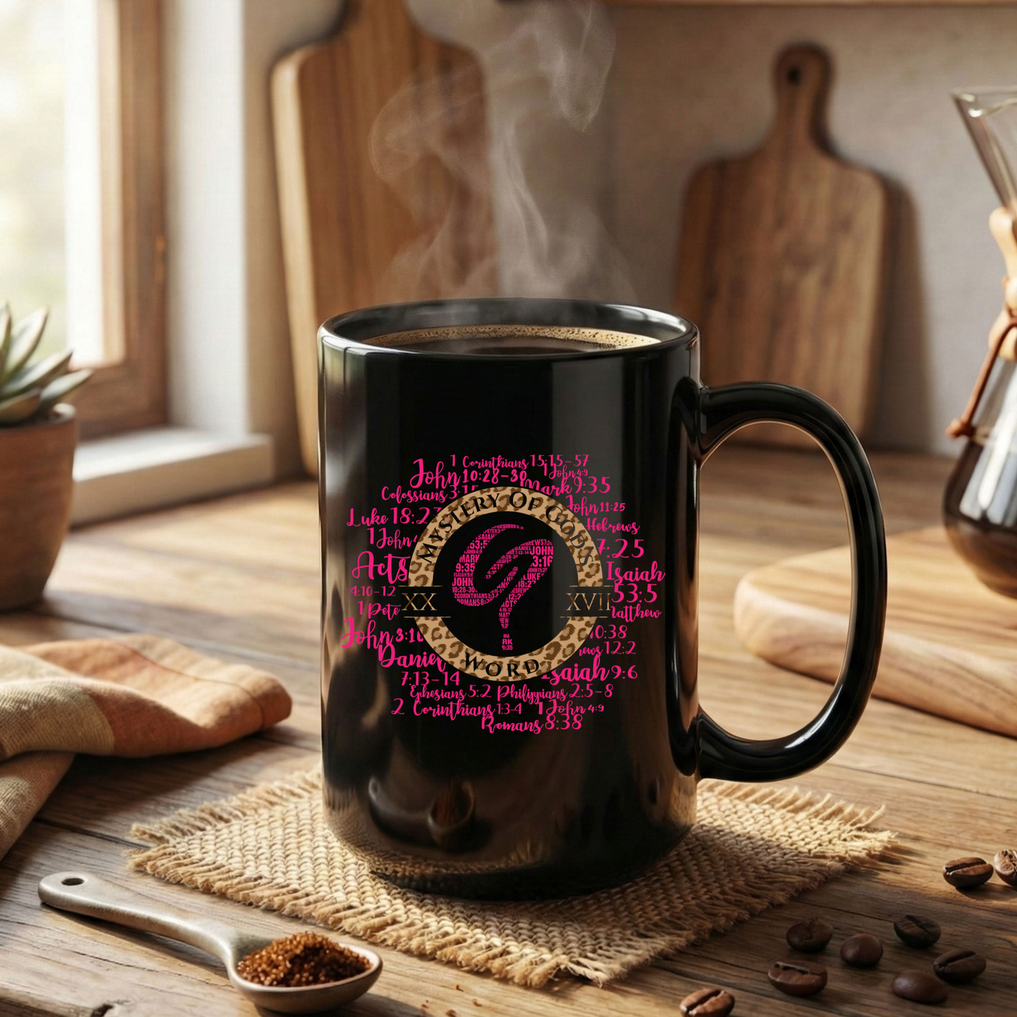 The Mystery Revealed Mug | Leopard Edition | Black