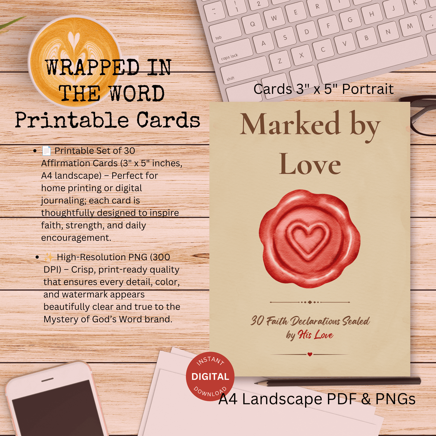 Marked by Love |30 Faith Declarations Sealed by His Love