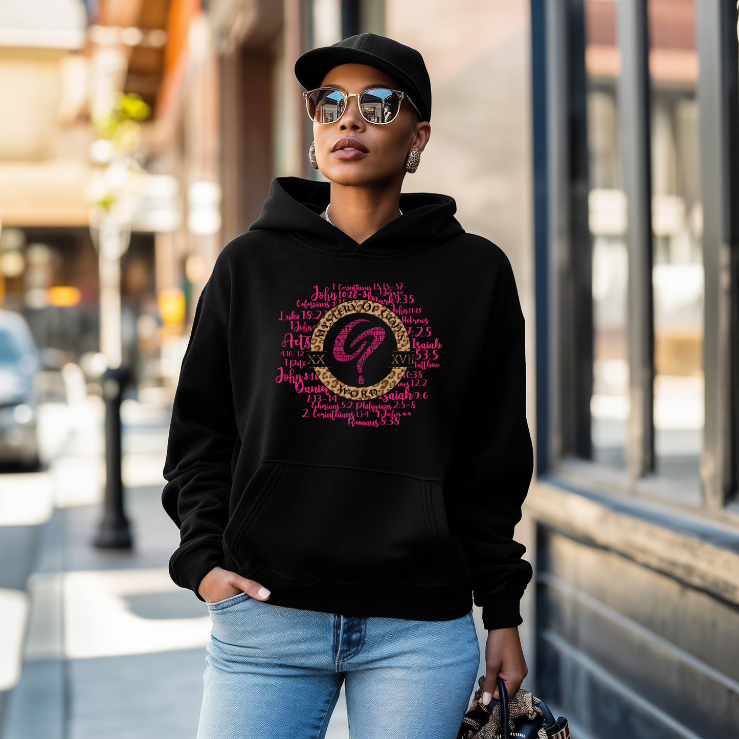 Mystery of God’s Word Scripture Hoodie | Leopard Edition