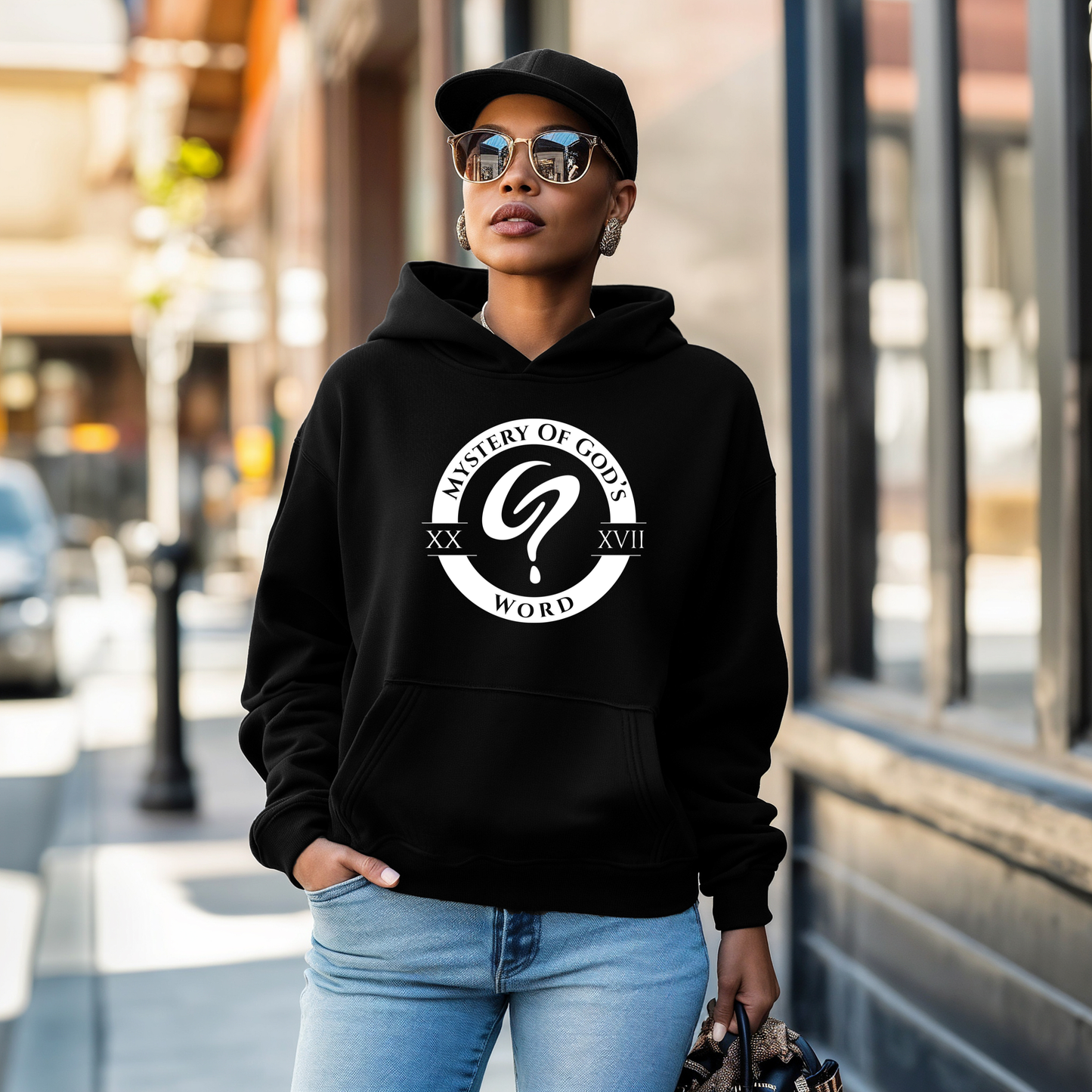 Mystery of God’s Word Signature Hoodie | White Emblem