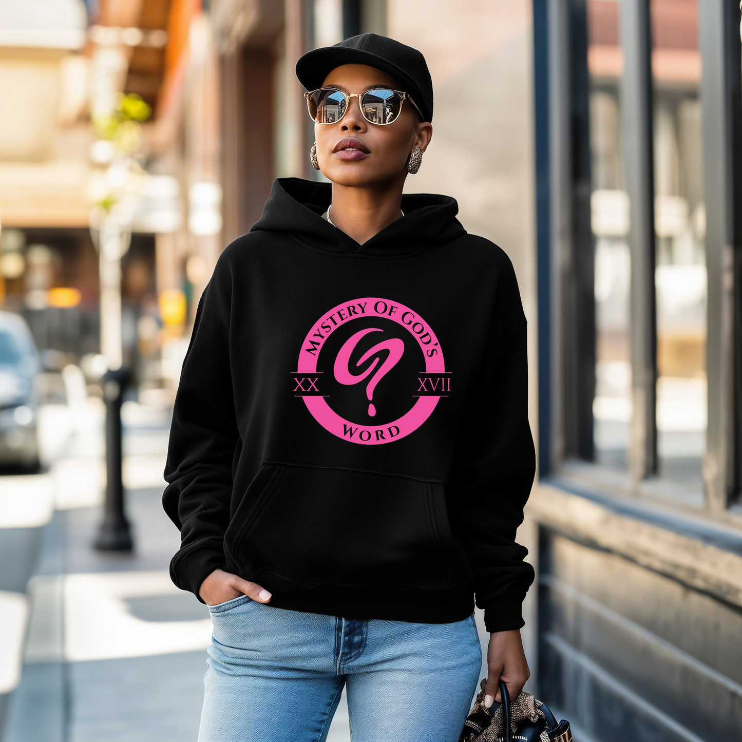 Mystery of God’s Word Signature Hoodie | Pink Emblem