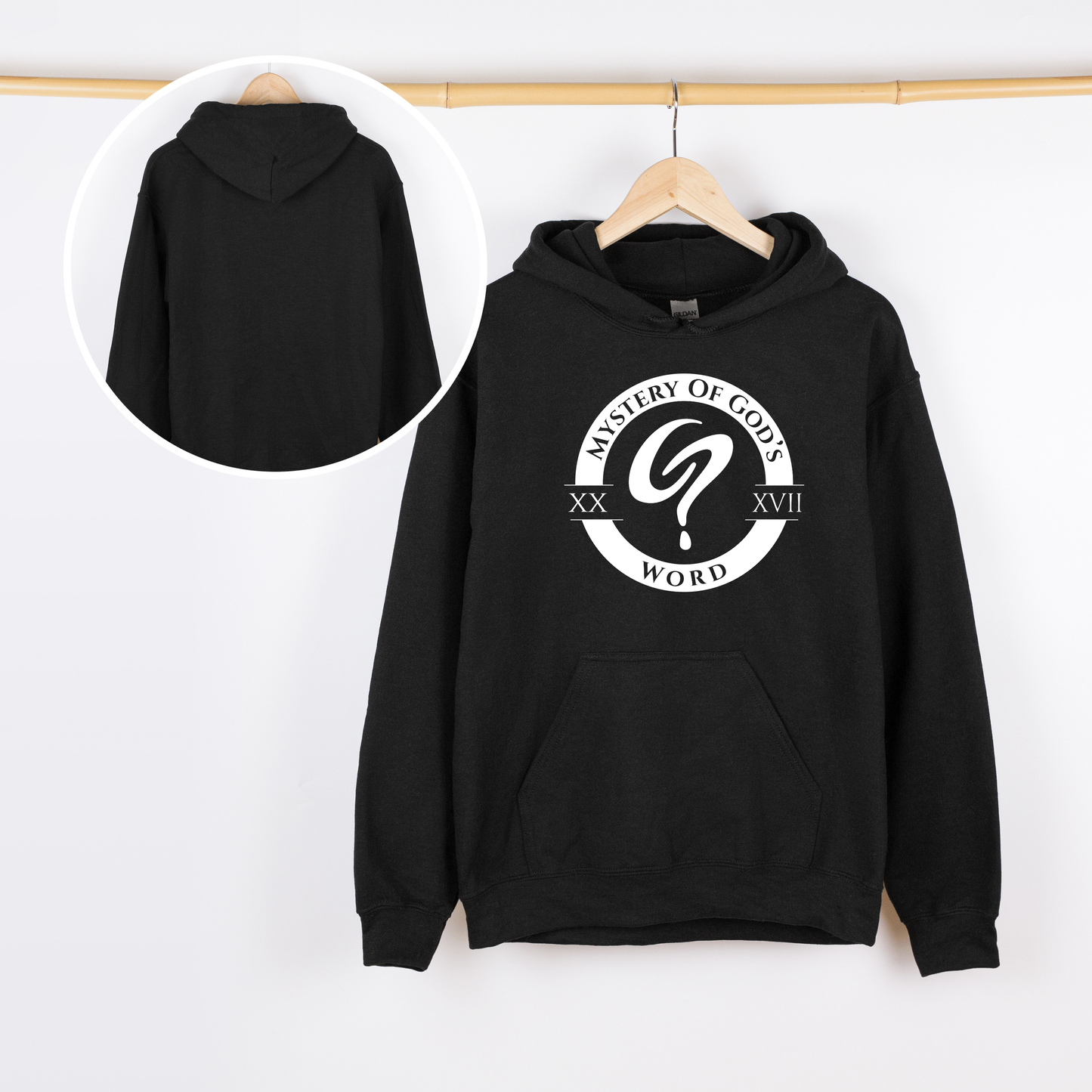 Mystery of God’s Word Signature Hoodie | White Emblem