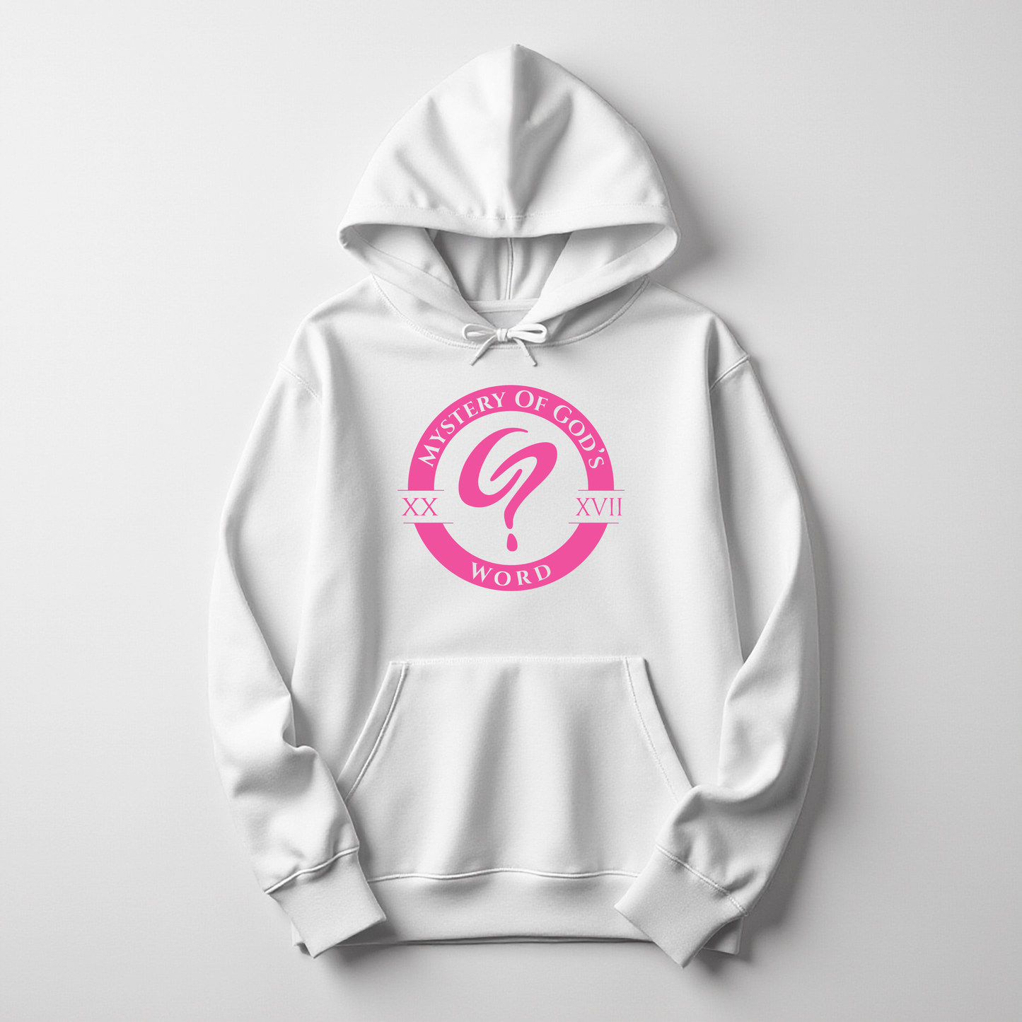 Mystery of God’s Word Signature Hoodie | Pink Emblem