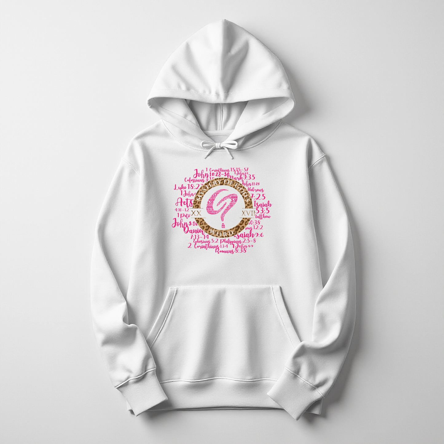 Mystery of God’s Word Scripture Hoodie | Leopard Edition