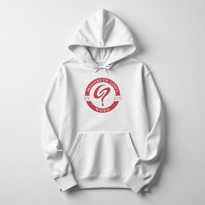 Mystery of God’s Word Signature Hoodie | Red Emblem