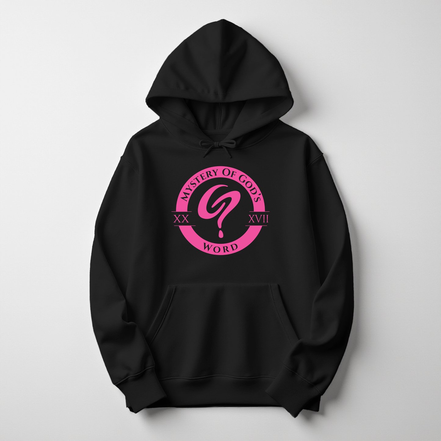 Mystery of God’s Word Signature Hoodie | Pink Emblem