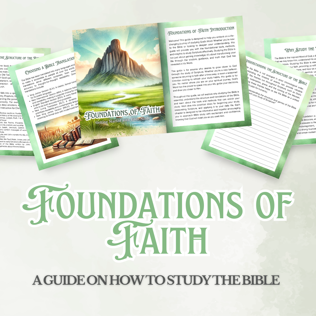 Foundations of Faith | 24-Page Bible Study
