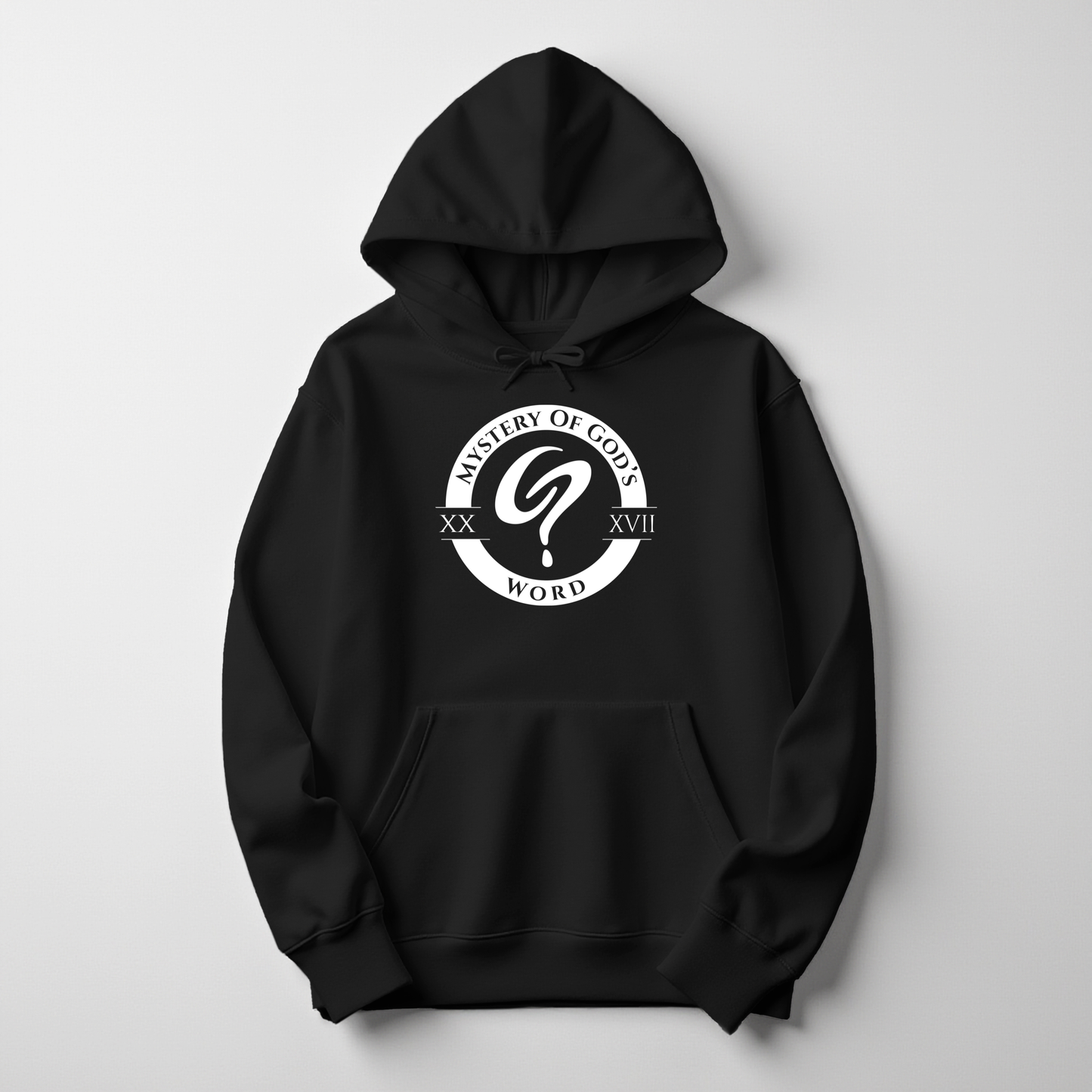 Mystery of God’s Word Signature Hoodie | White Emblem