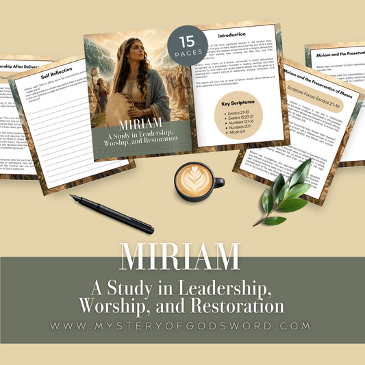 Miriam | A Study in Leadership, Worship, and Restoration