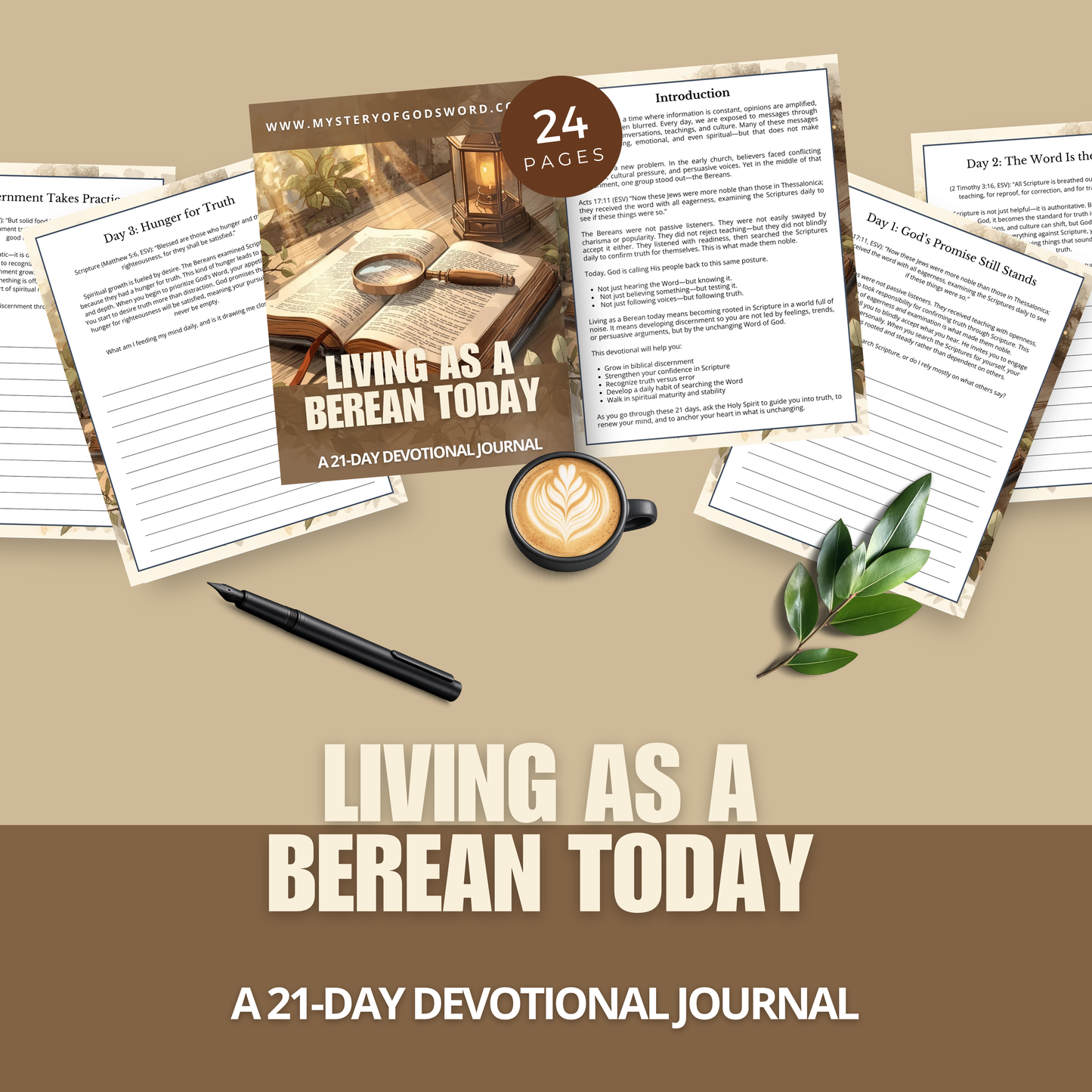 Living as a Berean Today |A 21-Day Devotional Journal