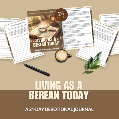 Living as a Berean Today |A 21-Day Devotional Journal