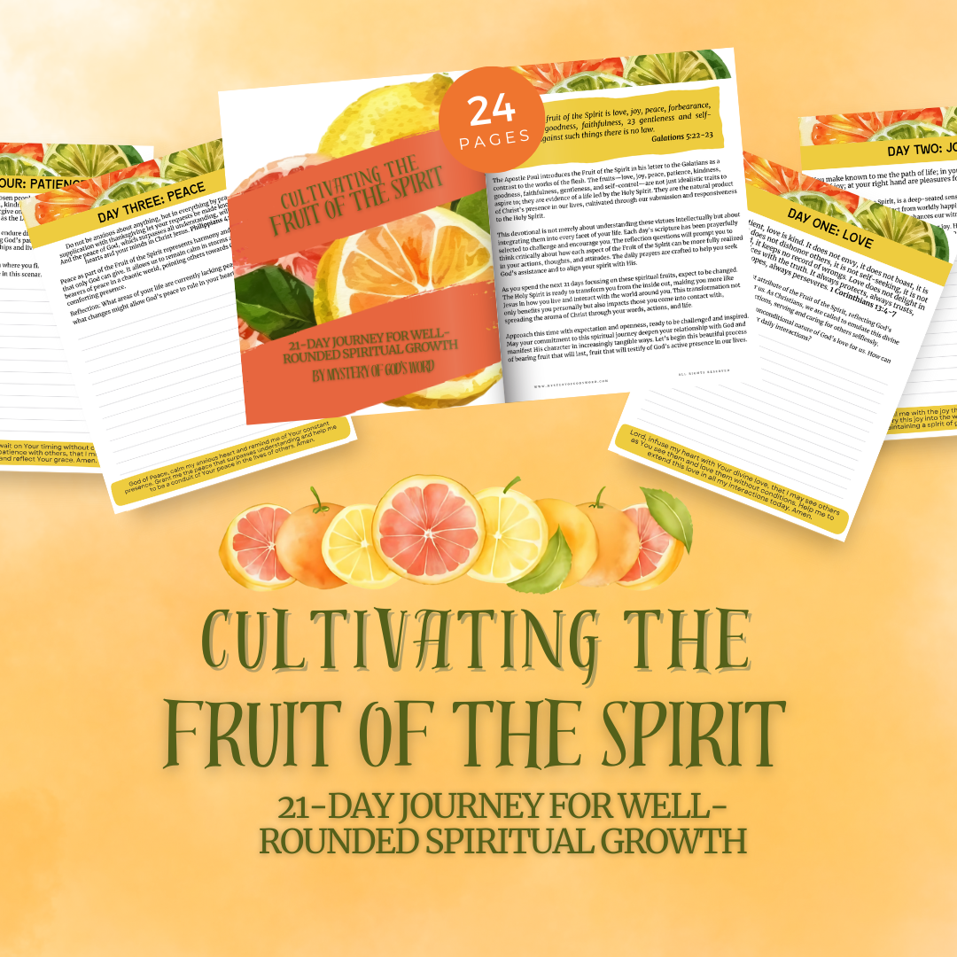 Fruit of the Spirit | 21-Day Devotional + Prayer Cards