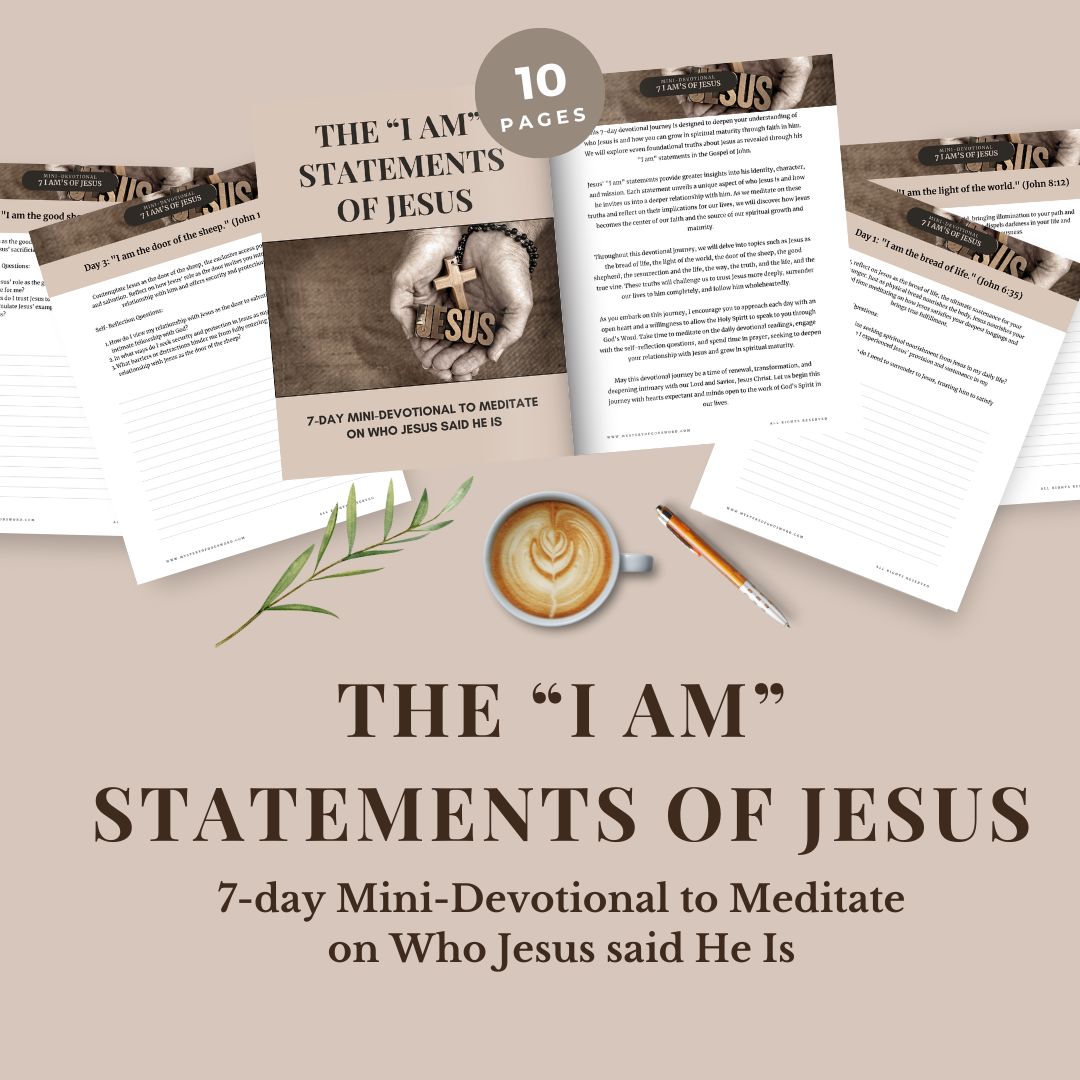 The “I AM” Statements of Jesus
