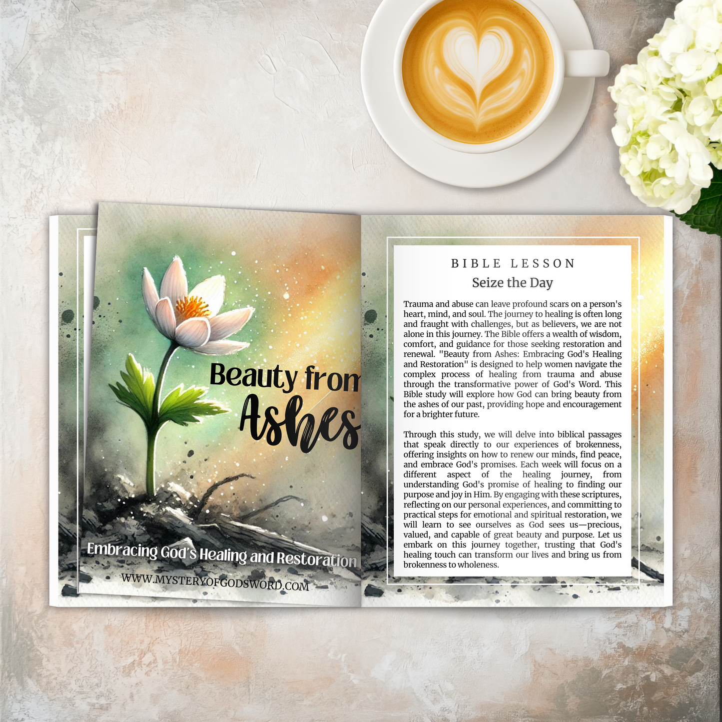 Beauty from Ashes | 18-Page Bible Lesson