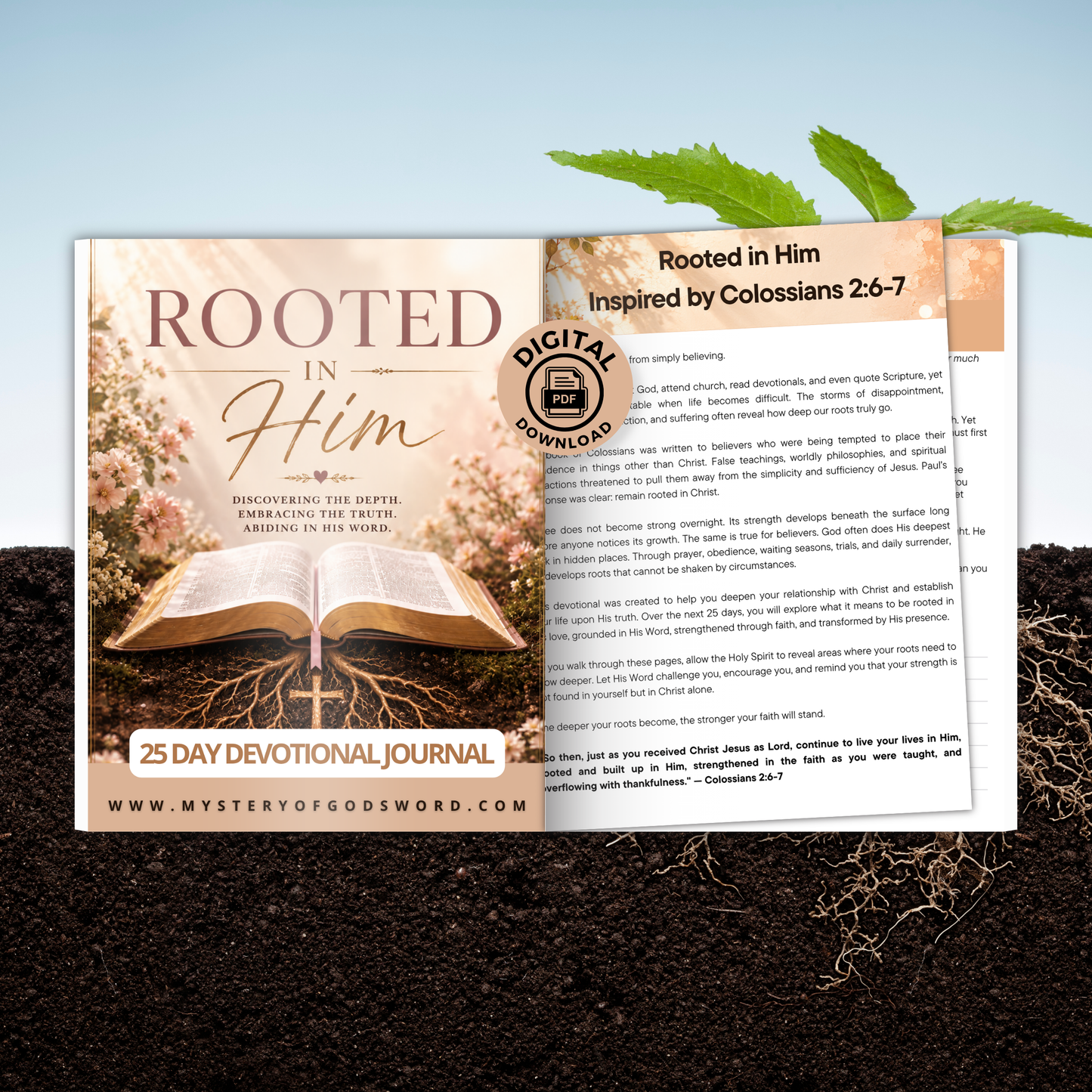 Rooted in Him | Inspired by Colossians 2:6-7
