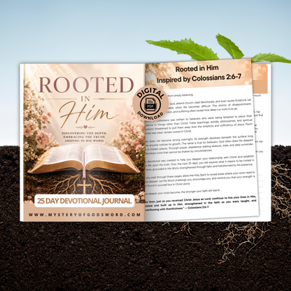 Rooted in Him | Inspired by Colossians 2:6-7