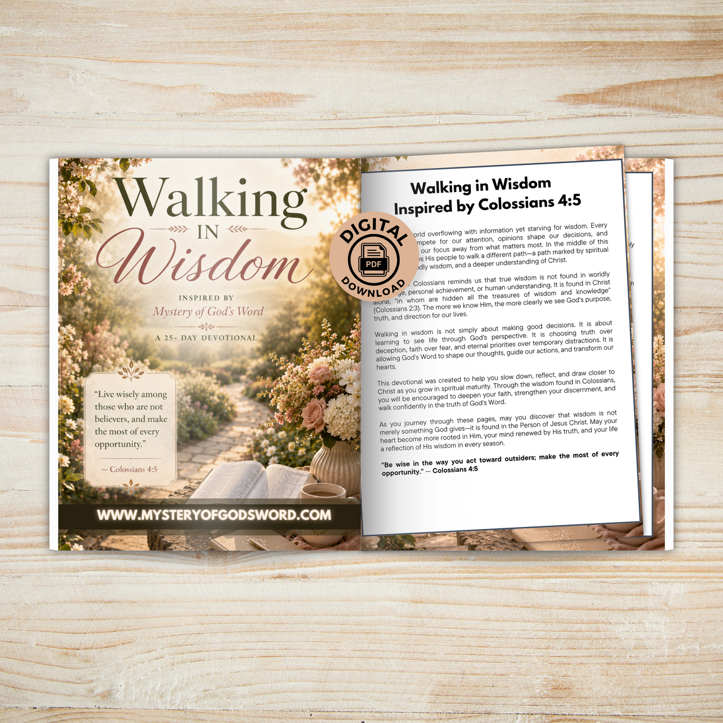 Walking in Wisdom | Inspired by Colossians 4:5
