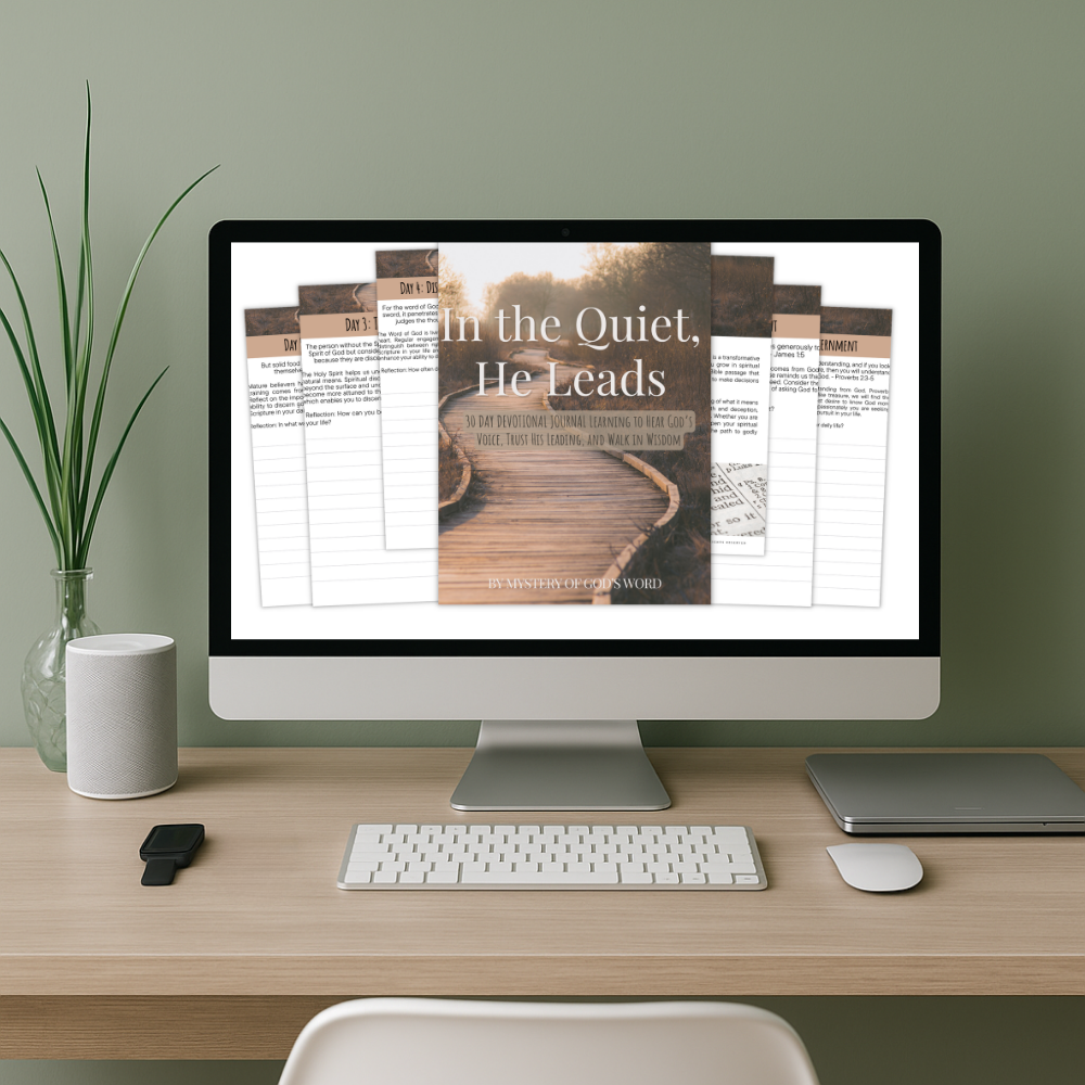 In the Quiet, He Leads | 30-Day Devotional Journal