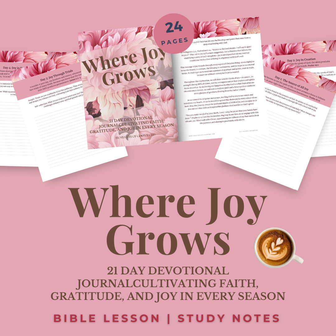 Where Joy Grows | Faith & Gratitude Devotional