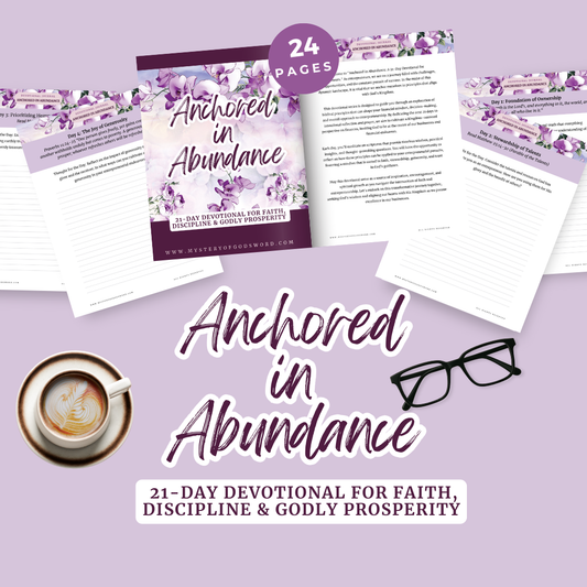 Anchored in Abundance | 21-Day Faith & Prosperity Devotional