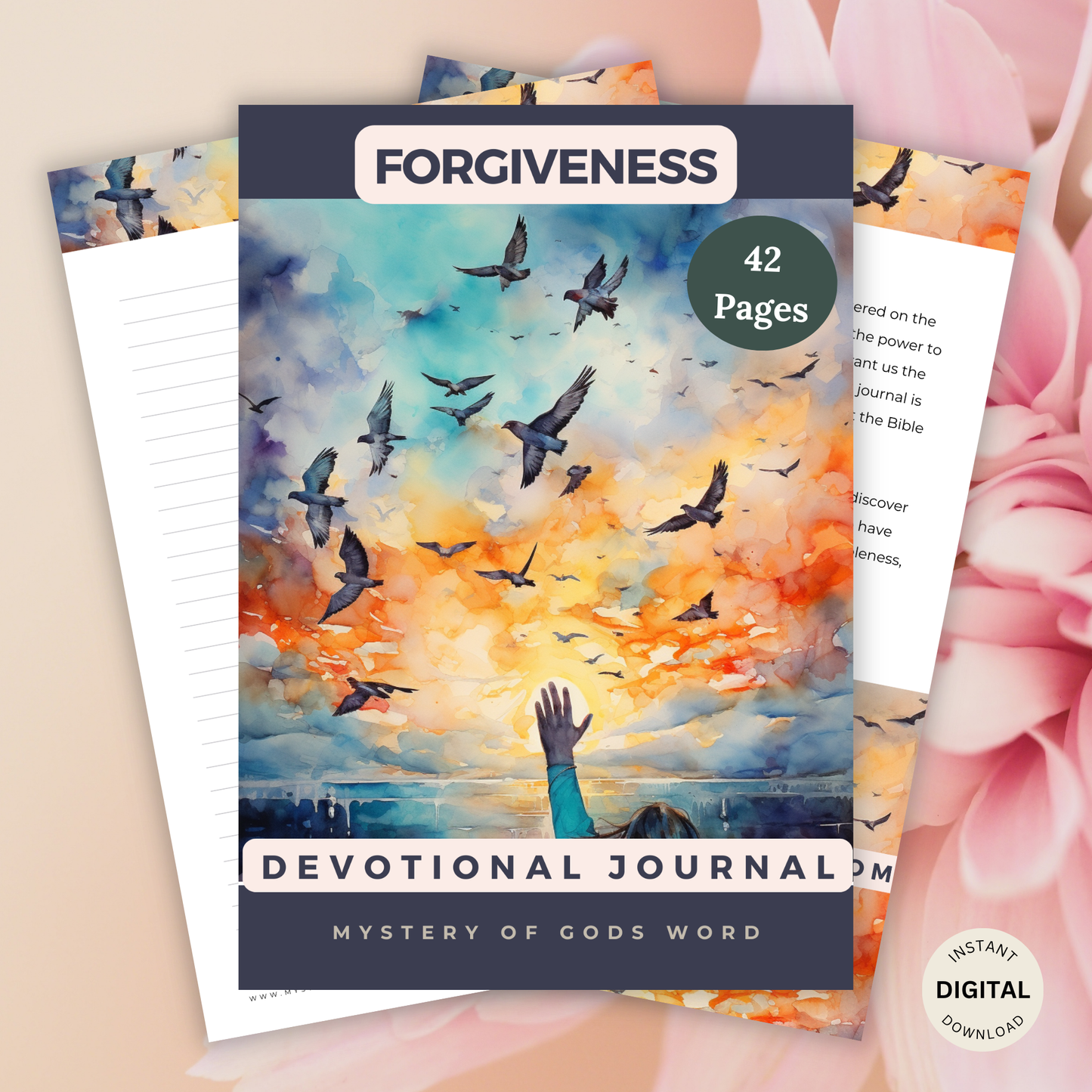Forgiveness | 42-Page Devotional Journal + 15 Prayer Cards