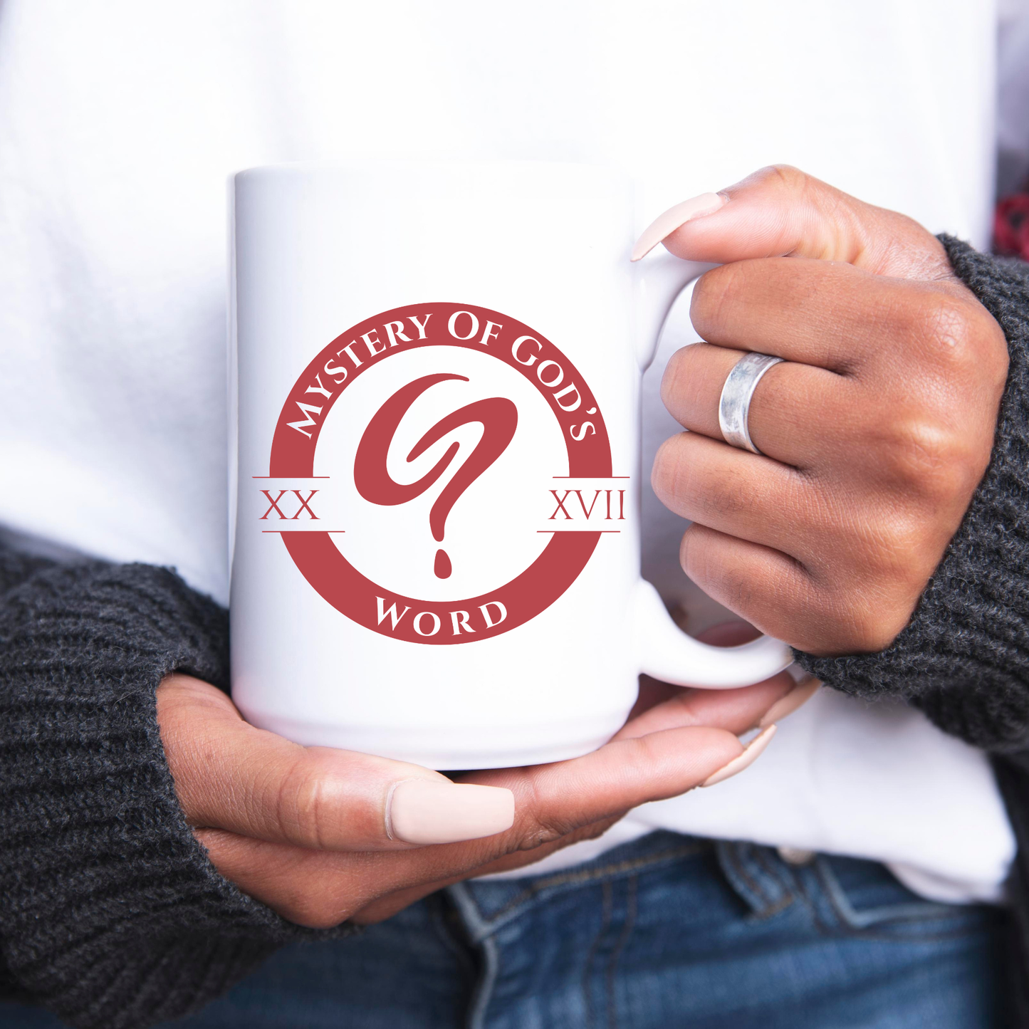 Mystery of God’s Word Signature Emblem Mug | Red Logo