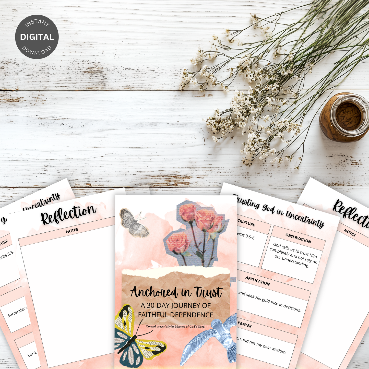 Anchored in Trust Prayer Journal