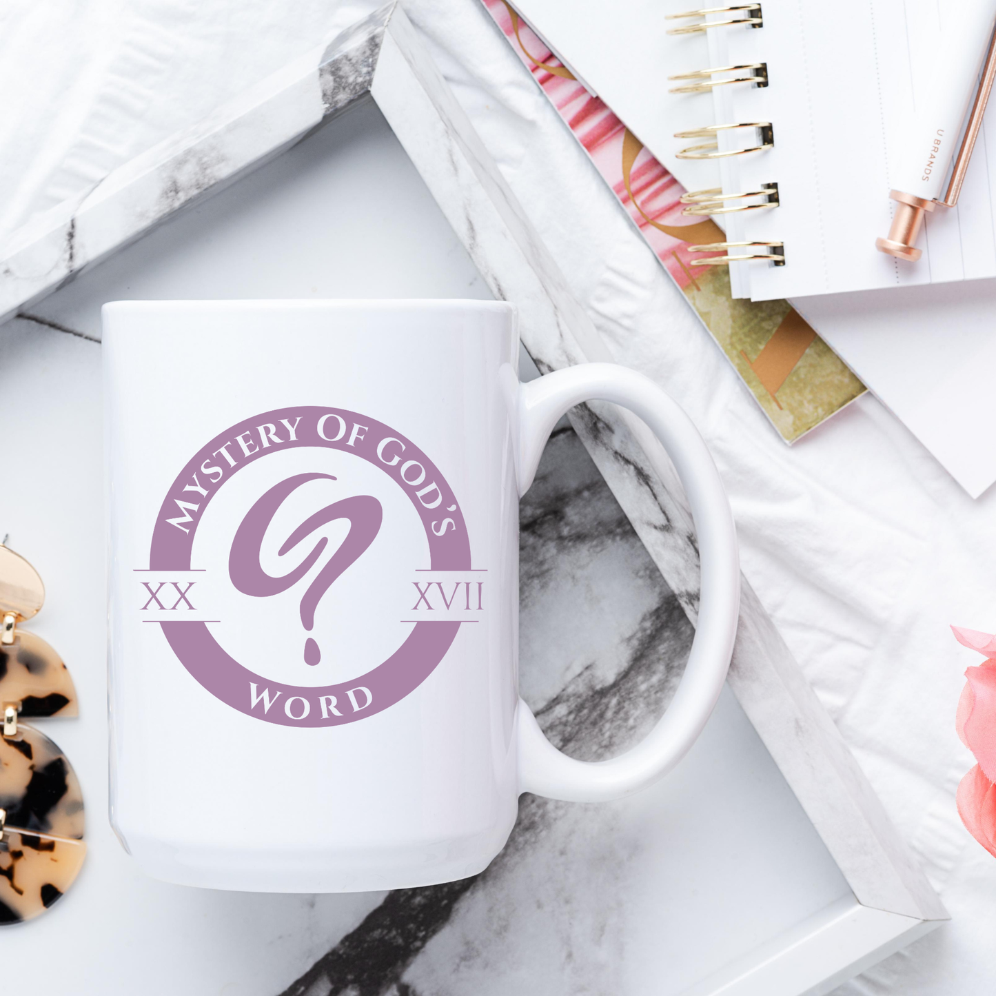 Mystery of God’s Word Signature Emblem Mug | Purple Logo