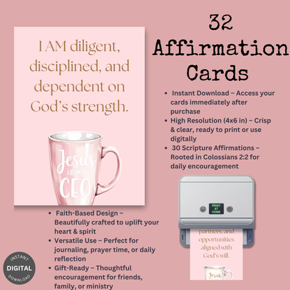 She Builds in Faith | 32 Affirmations for the Christian Woman Entrepreneur